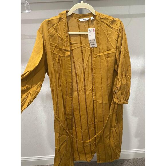 Uniqlo long shirt kimono small NWT - Picture 2 of 2